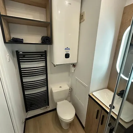 Studio-cabine 4 Pers, Wifi Et Garage. Lägenhet Ax-les-Thermes